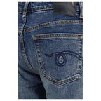 R13 Blue Cotton Straight-Leg Jeans