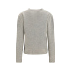 MM6 Gray Wool Oves Aries Sweatshirt