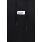 MM6 Black Cotton Sweatshirt
