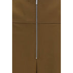 Ferragamo Brown Wool Oves Aries Casual Pants
