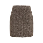 Fabiana Filippi Brown Polyamide Mini Skirt