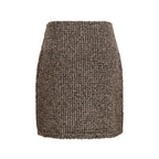 Fabiana Filippi Brown Polyamide Mini Skirt
