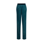 Tom Ford Blue Silk Casual Pants Tom Ford