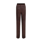 Tom Ford Brown Silk Casual Pants Tom Ford
