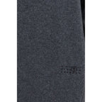 MM6 Gray Wool Oves Aries Casual Dress