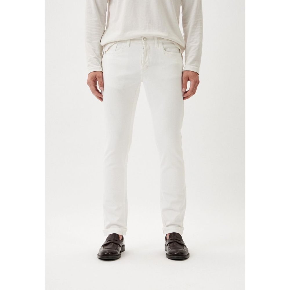Bikkembergs White Cotton Blazer Bikkembergs