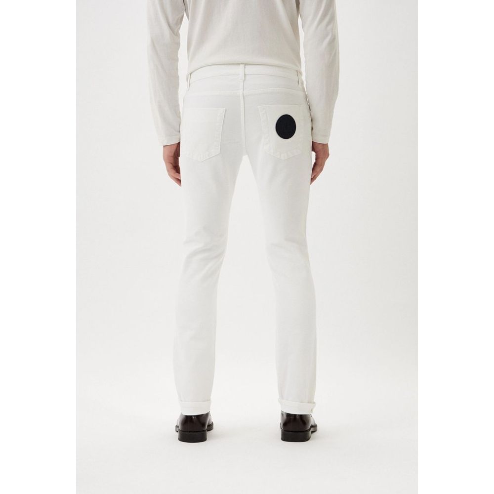Bikkembergs White Cotton Blazer Bikkembergs