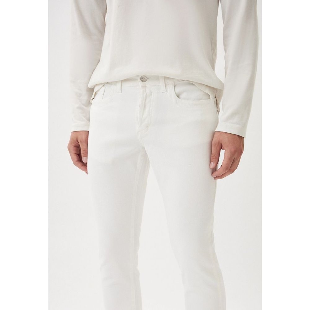 Bikkembergs White Cotton Blazer Bikkembergs