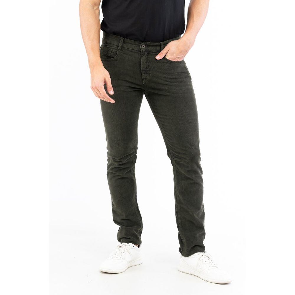 Bikkembergs Bicolor Cotton Casual Pants Bikkembergs