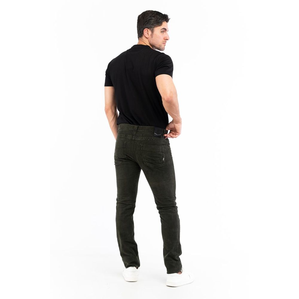 Bikkembergs Bicolor Cotton Casual Pants Bikkembergs
