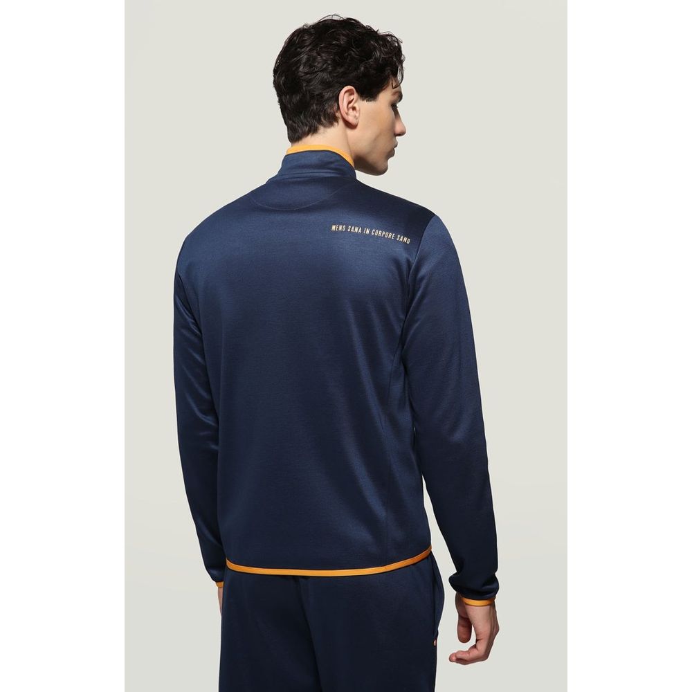 Bikkembergs Blue Cotton Sweatshirt Bikkembergs