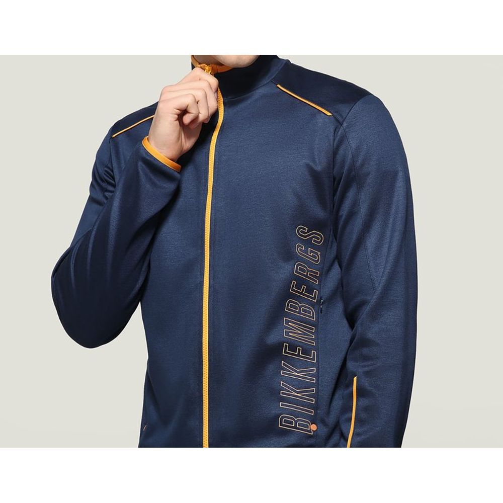 Bikkembergs Blue Cotton Sweatshirt Bikkembergs