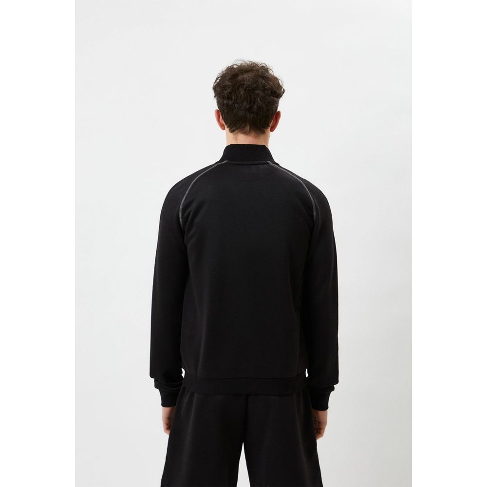 Bikkembergs Black Polyester Sweatshirt Bikkembergs