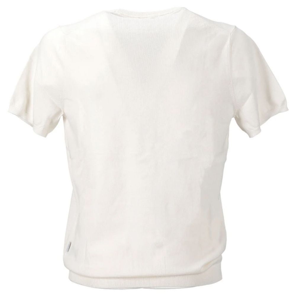 Baldinini Trend White Cotton Polo Shirt Baldinini Trend