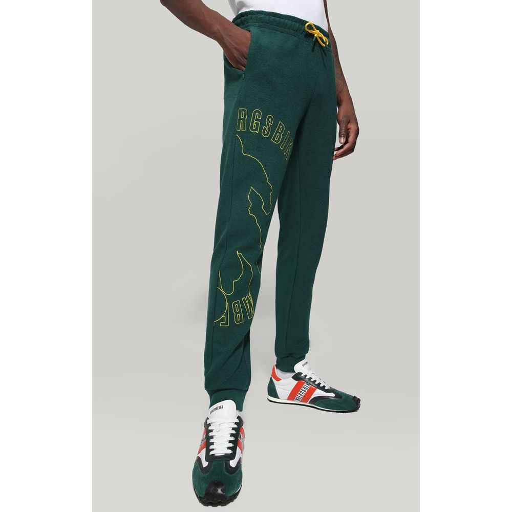 Bikkembergs Bicolor Cotton Joggers Workout Pants Bikkembergs