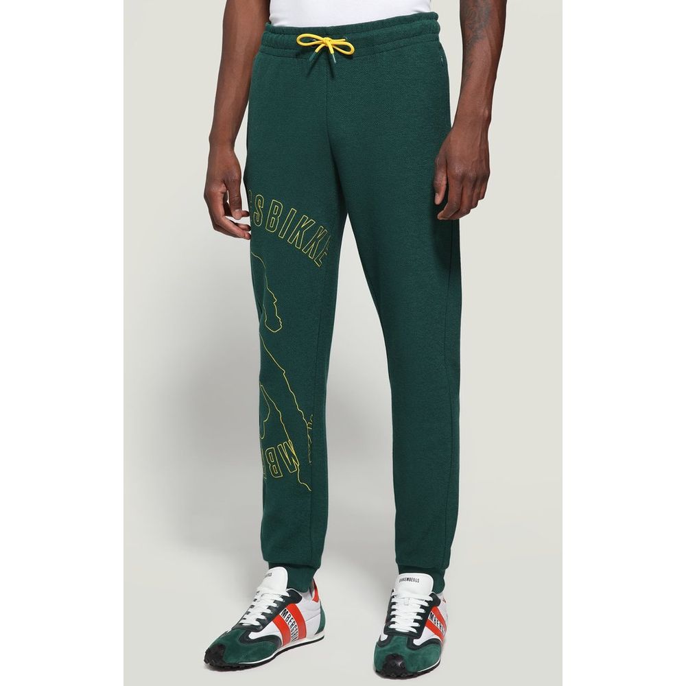 Bikkembergs Bicolor Cotton Joggers Workout Pants Bikkembergs