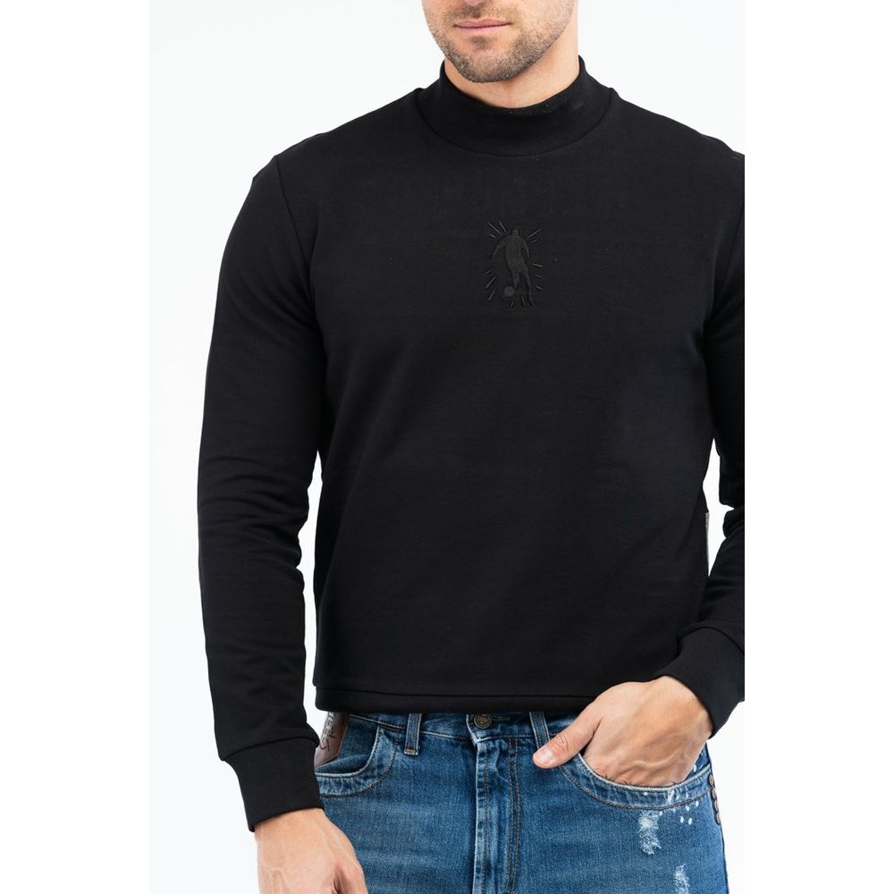 Bikkembergs Gray Cotton Sweatshirt Bikkembergs