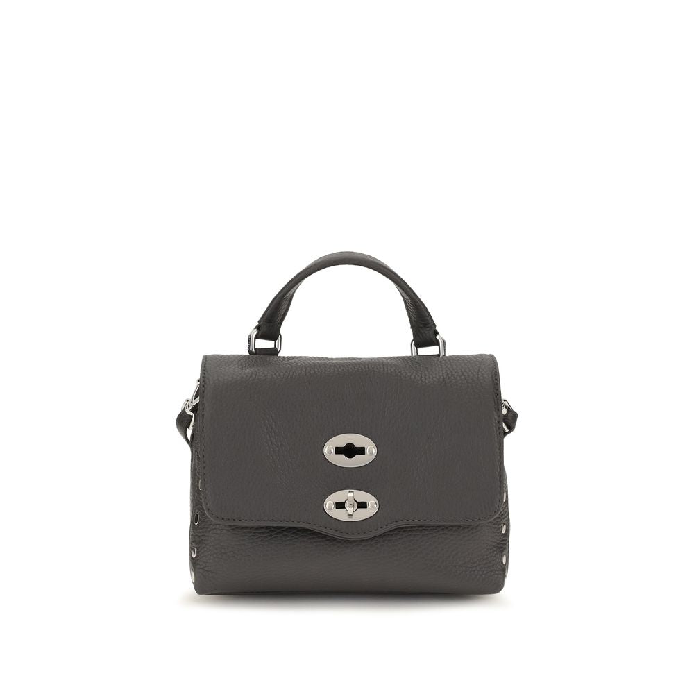 Zanellato Gray Calf Leather Bos Taurus Handbag Zanellato
