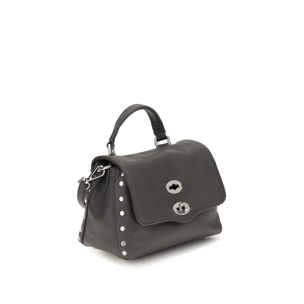 Zanellato Gray Calf Leather Bos Taurus Handbag Zanellato