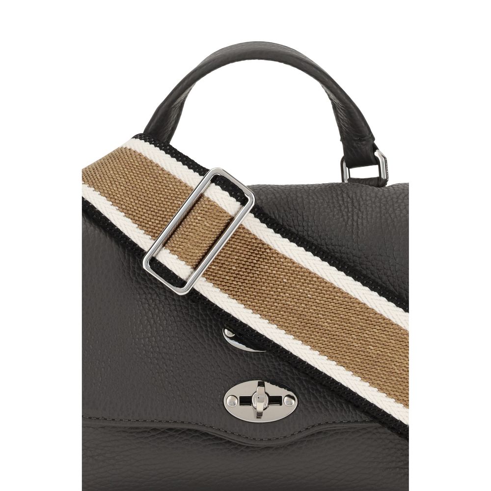Zanellato Gray Calf Leather Bos Taurus Handbag Zanellato
