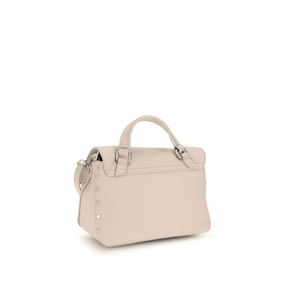 Zanellato White Calf Leather Bos Taurus Handbag Zanellato