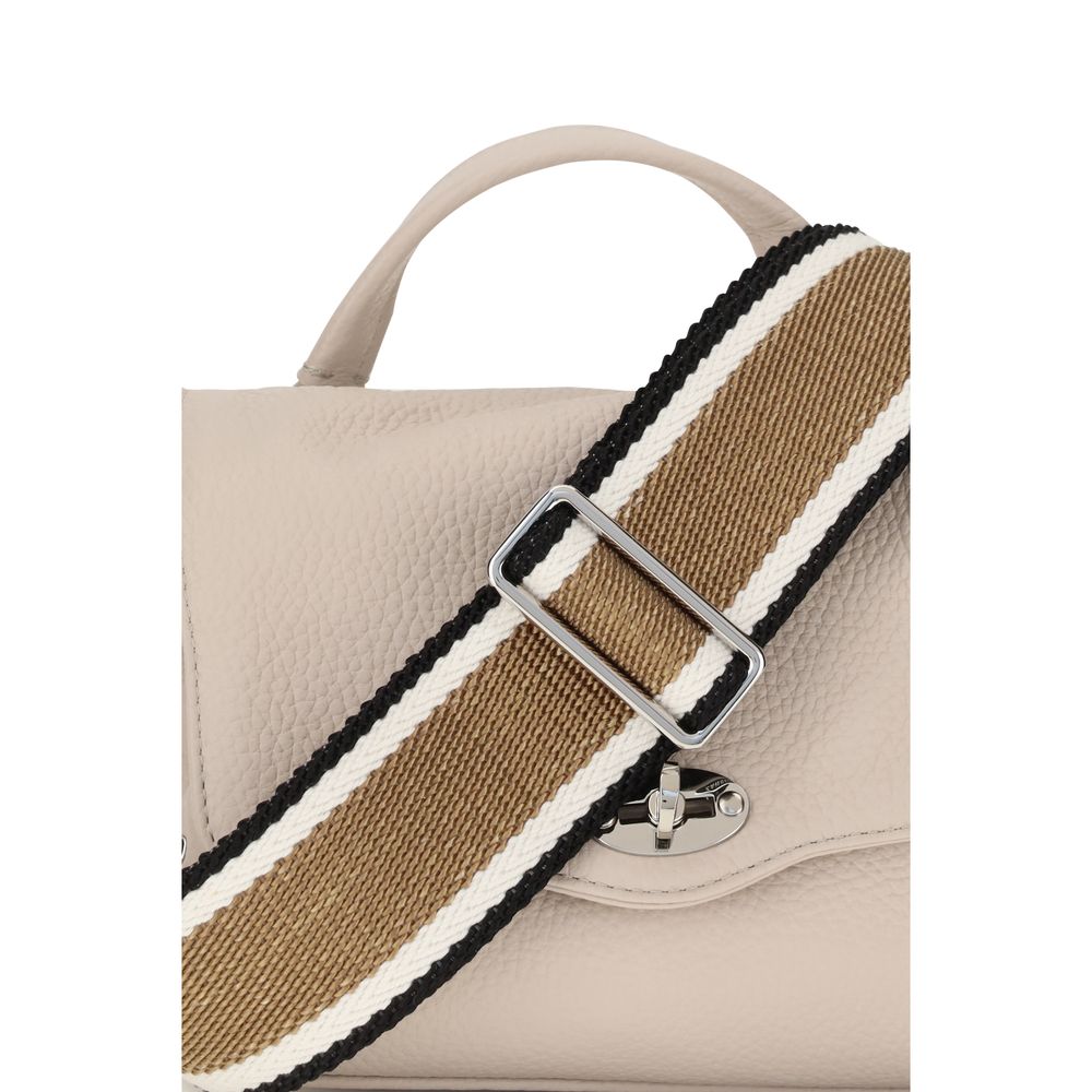 Zanellato White Calf Leather Bos Taurus Handbag Zanellato