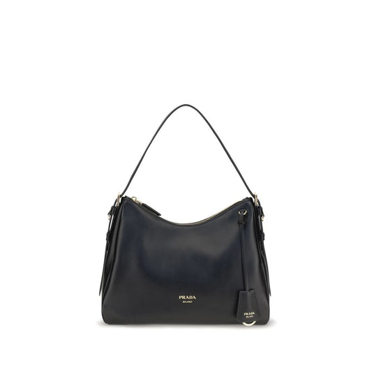 Prada Black Calf Leather Bos Taurus Shoulder Bag Prada