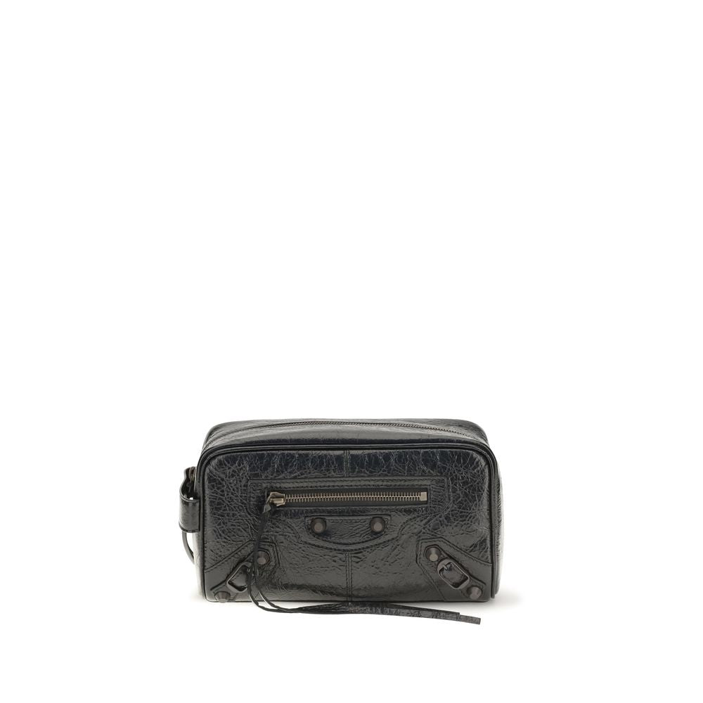 Black Balenciaga Lamb Ovis Aries accessories with detailed craftsmanship and sleek design, showcasing luxury fashion accessories.