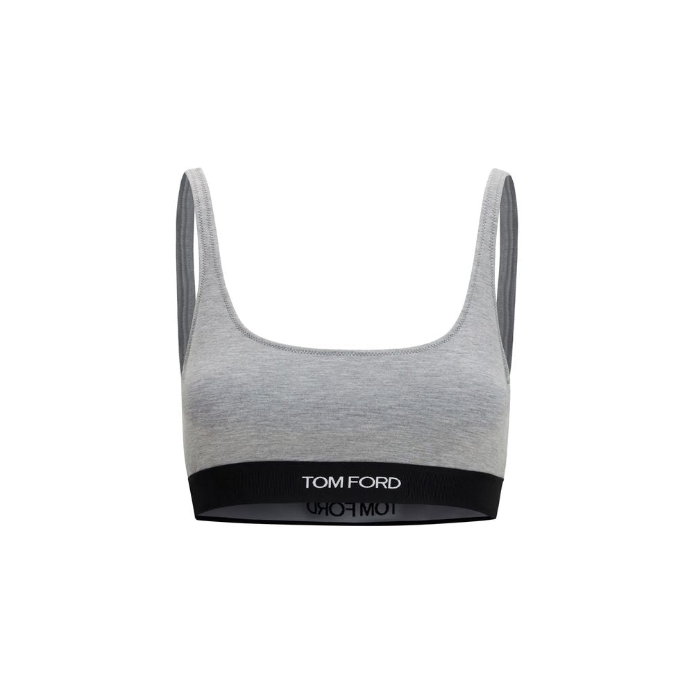 Tom Ford Gray Modal Sport Bra Tom Ford