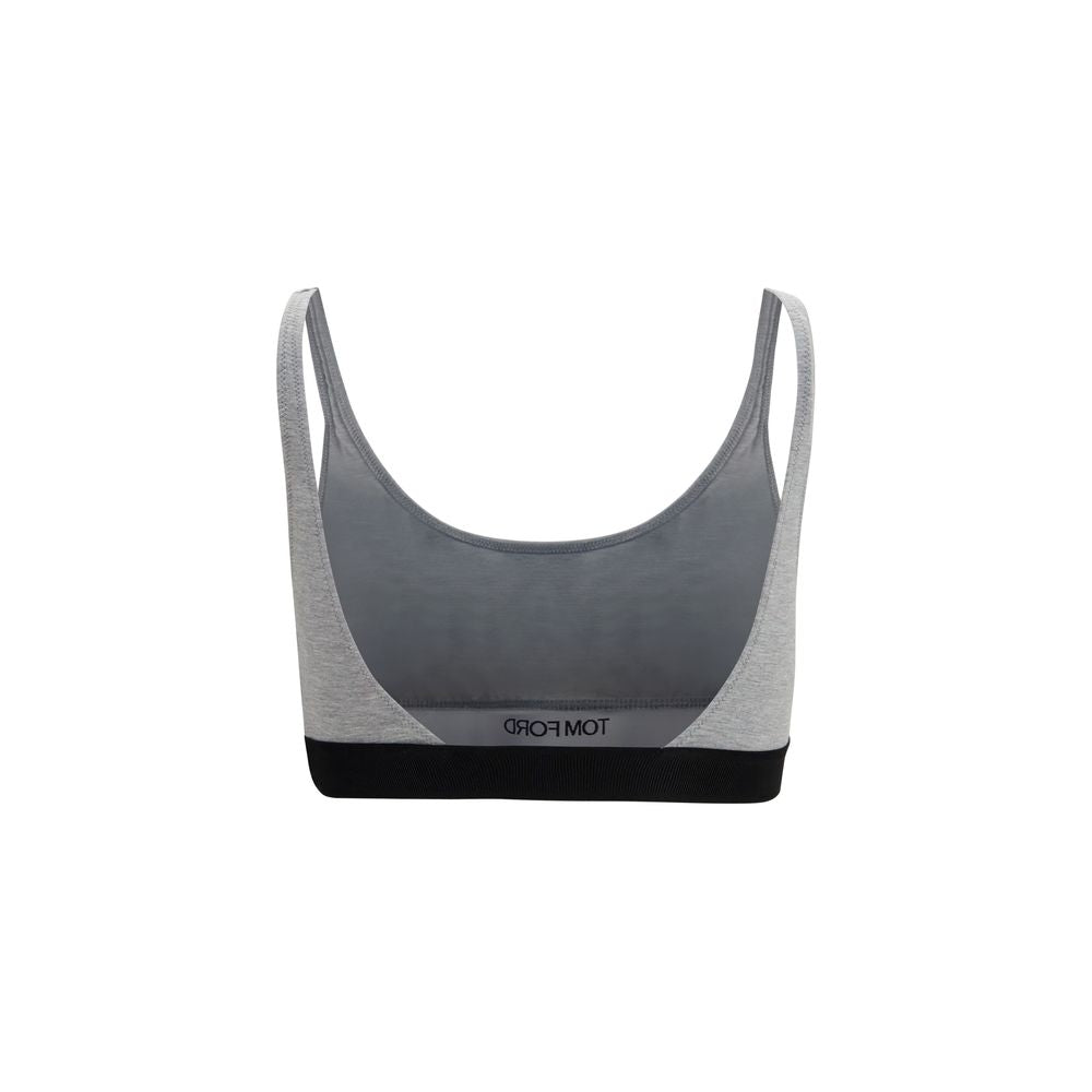 Tom Ford Gray Modal Sport Bra Tom Ford