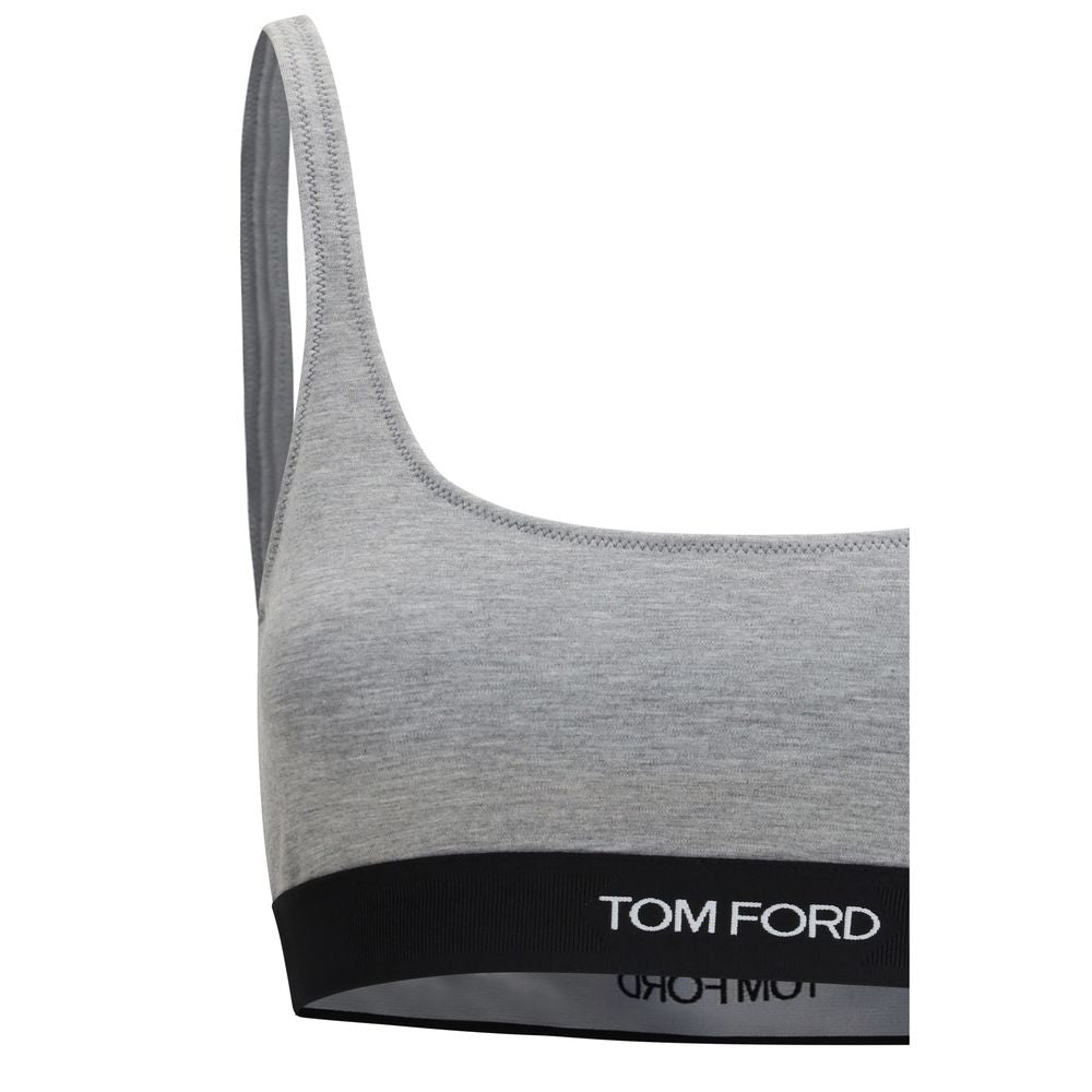 Tom Ford Gray Modal Sport Bra Tom Ford
