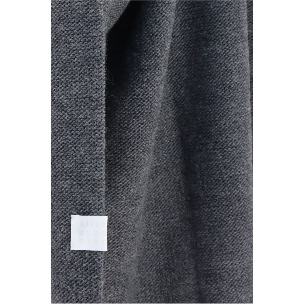 MM6 Gray Marabou Sweatshirt MM6