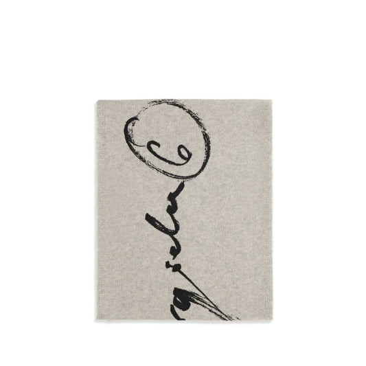 MM6 Gray Wool Oves Aries Scarf MM6
