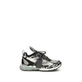 Off-White Gray Polyester Athletic Sneakers - Eljoys Fashion 