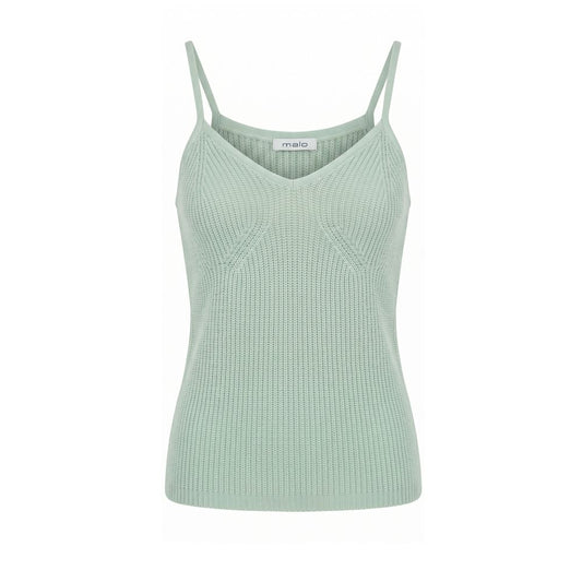 Malo Green Wool Women Tank Malo