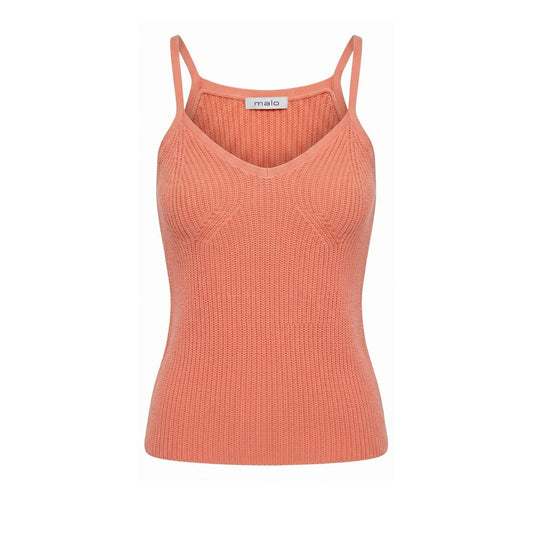 Malo Pink Wool Women Tank Malo