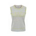Malo grey silk women's sweater with a relaxed fit, featuring a soft, smooth texture and classic design.