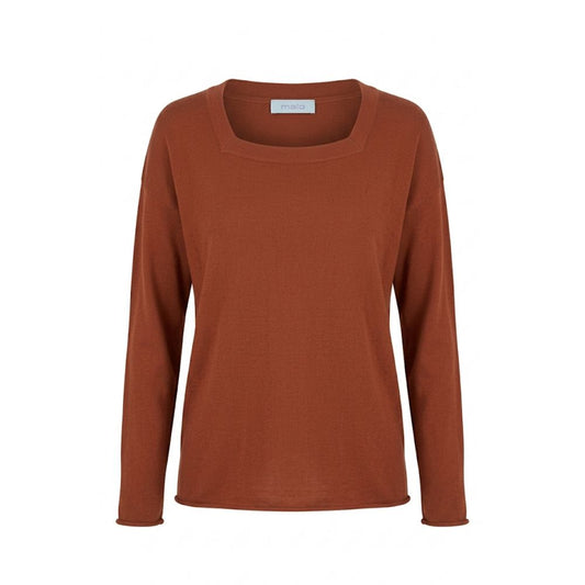 Malo Brown Cotton Women's Sweater Malo