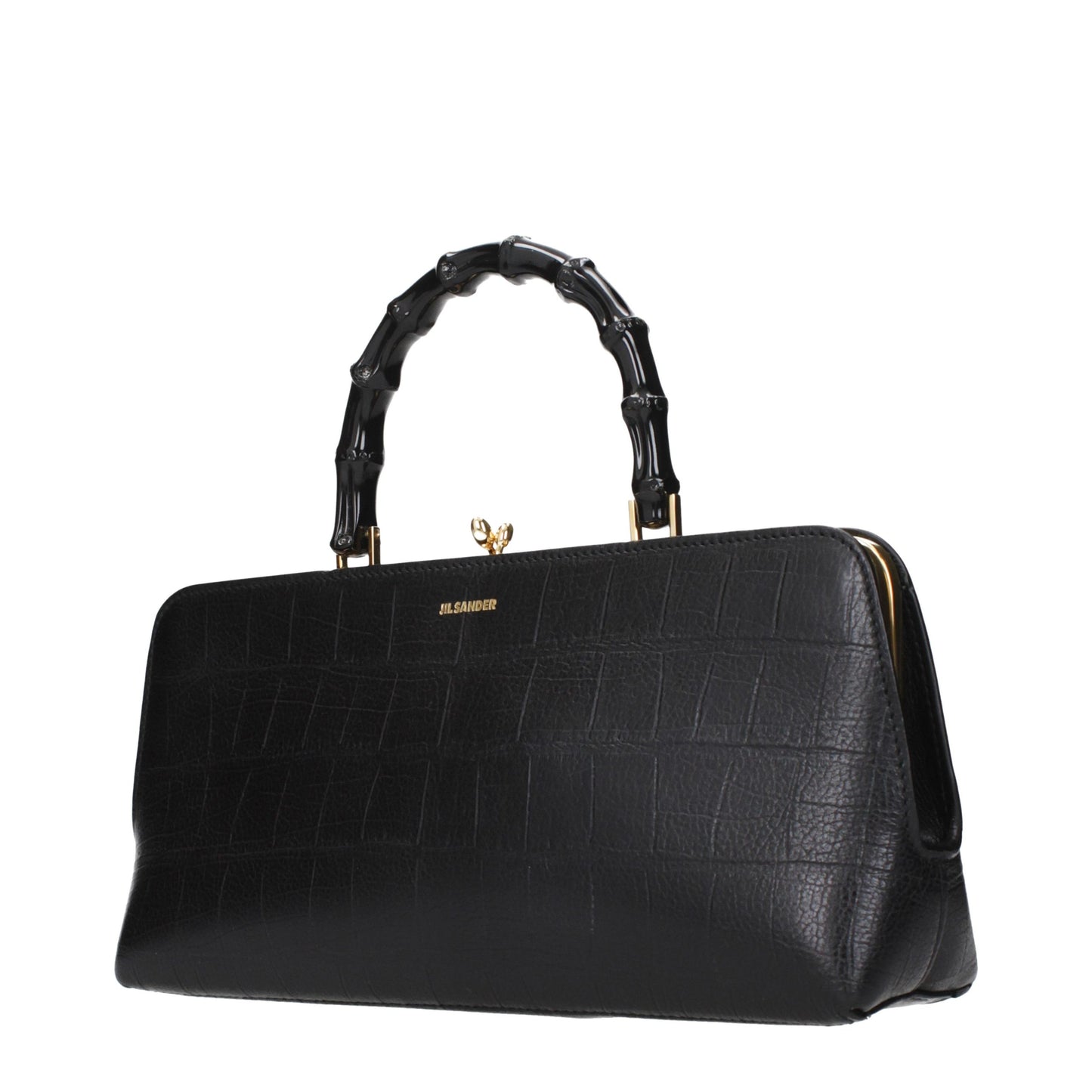 Jil Sander Black Leather Handbag Jil Sander