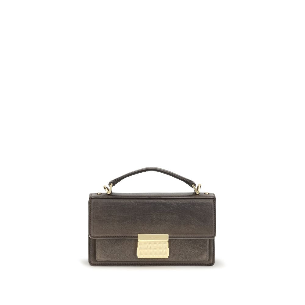Golden Goose Brown Calf Leather Bos Taurus Handbag Golden Goose