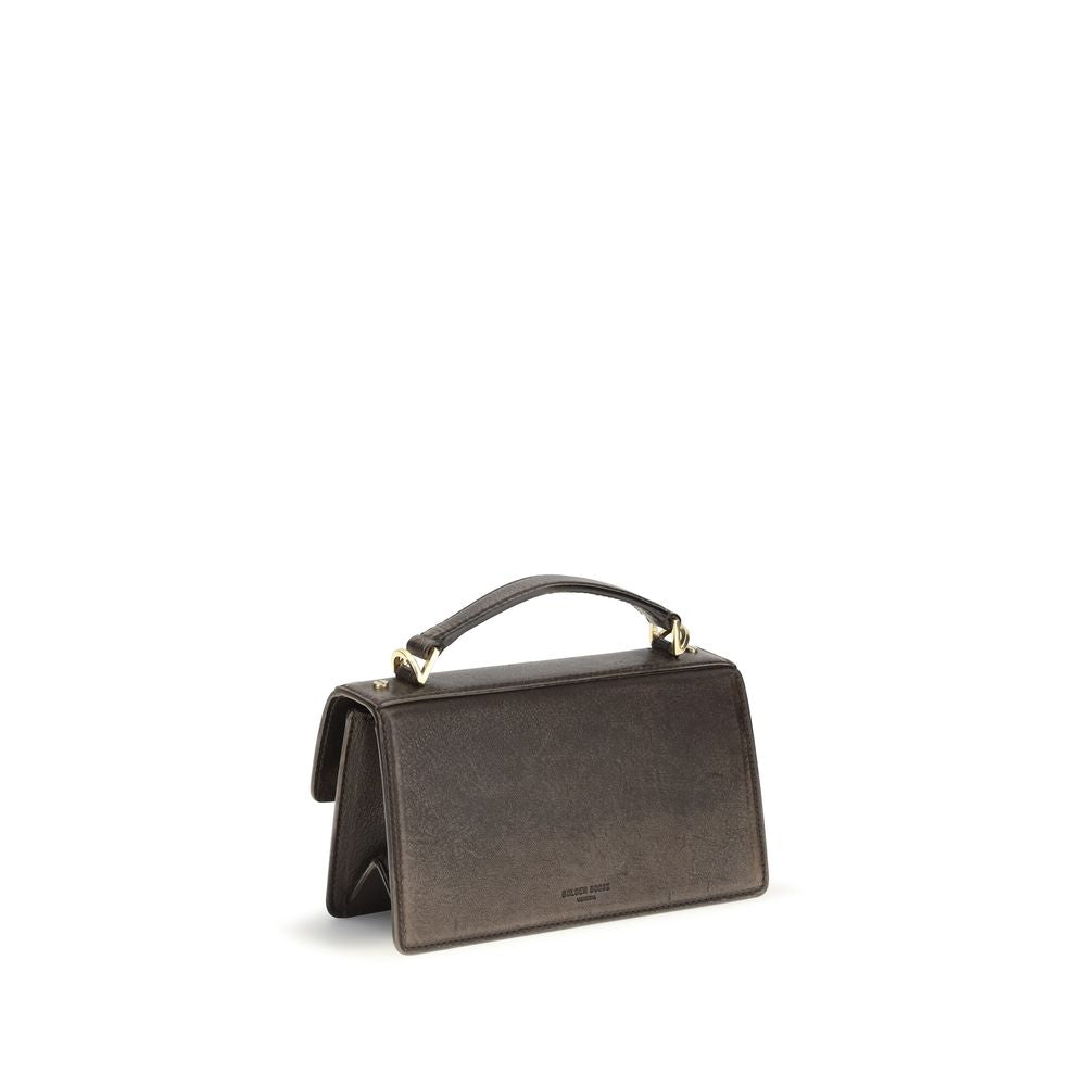 Golden Goose Brown Calf Leather Bos Taurus Handbag Golden Goose