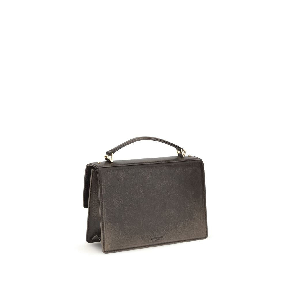 Golden Goose Brown Calf Leather Bos Taurus Handbag Golden Goose