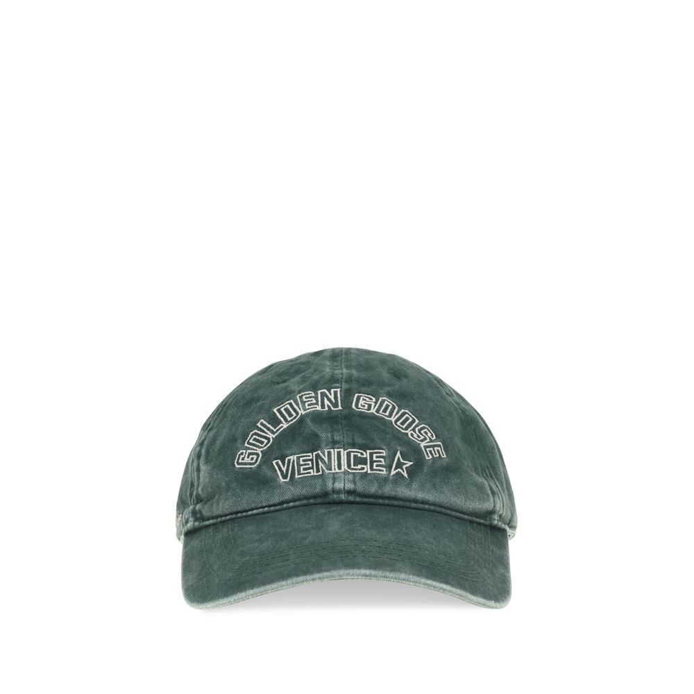 Golden Goose Bicolor Cotton Cap Baseball Hat Golden Goose
