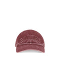 Golden Goose Bordeaux Cotton Cap Baseball Hat Golden Goose