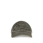 Golden Goose bicolor cotton baseball cap with curved brim and adjustable strap, featuring a stylish two-tone design.