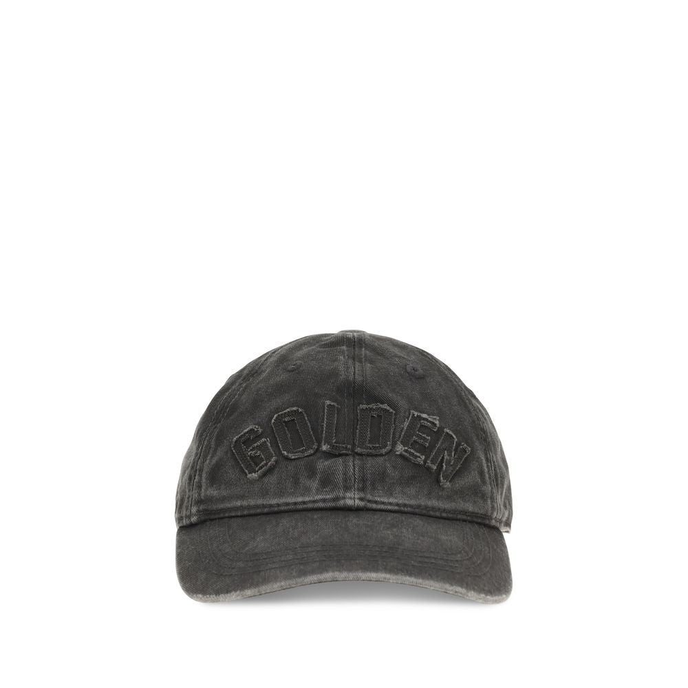 Golden Goose Gray Cotton Cap Baseball Hat Golden Goose