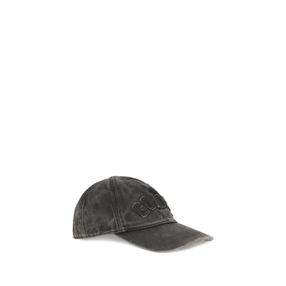 Golden Goose Gray Cotton Cap Baseball Hat Golden Goose