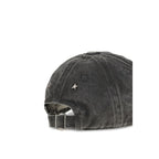 Golden Goose gray cotton baseball cap with curved brim and adjustable strap, featuring subtle branding and classic casual style.