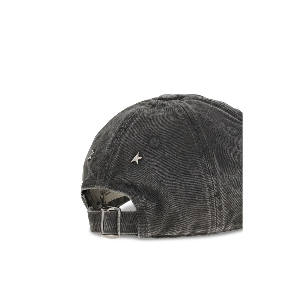 Golden Goose Gray Cotton Cap Baseball Hat Golden Goose