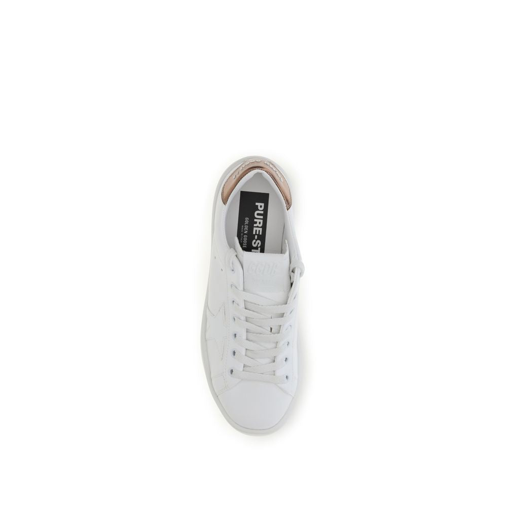 Golden Goose White Calf Leather Bos Taurus Low Top Sneakers Golden Goose
